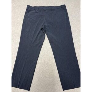 Ministry Of Supply Pants Mens 40x30 Blue Check Flat Front Dress Trousers Office